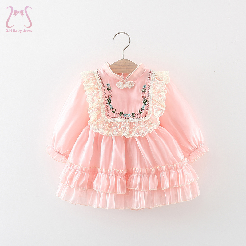 Baby Clothing H&M - Autumn Winter Baby Girl Court Dresses