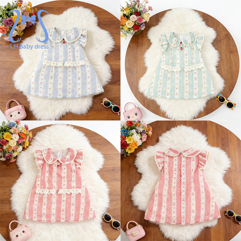 Baby Clothing H&M - Summer Vintage Floral Baby Girl Dress