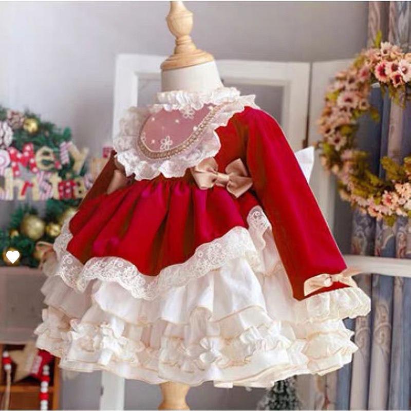 Baby Clothing Easter - Girl Baby Party Dress New Spanish