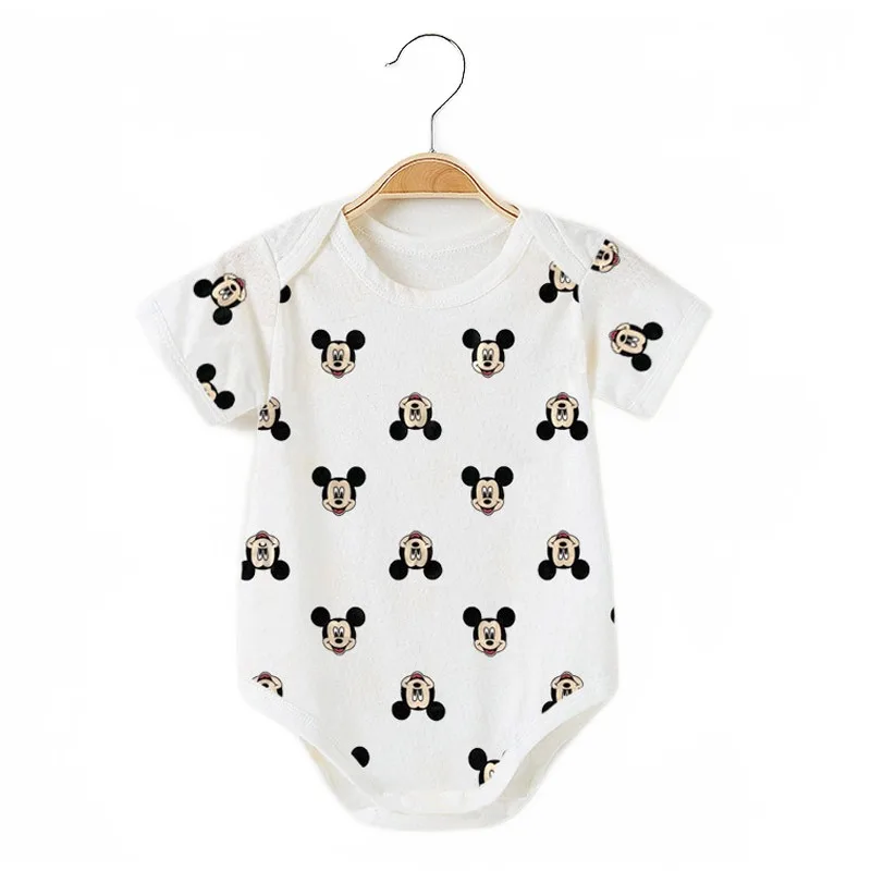 Baby Clothing Clearance - Unisex Baby Rompers Cartoon Mickey Short