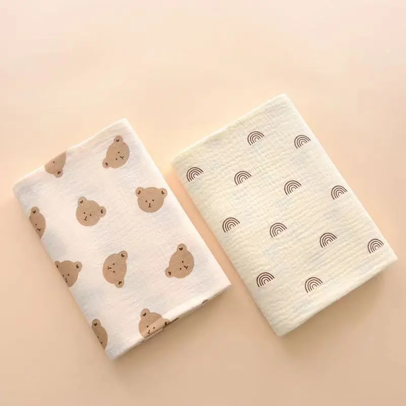 Muslin Swaddle Wrap - 2Pc Cotton Muslin Blankets Baby Receiving