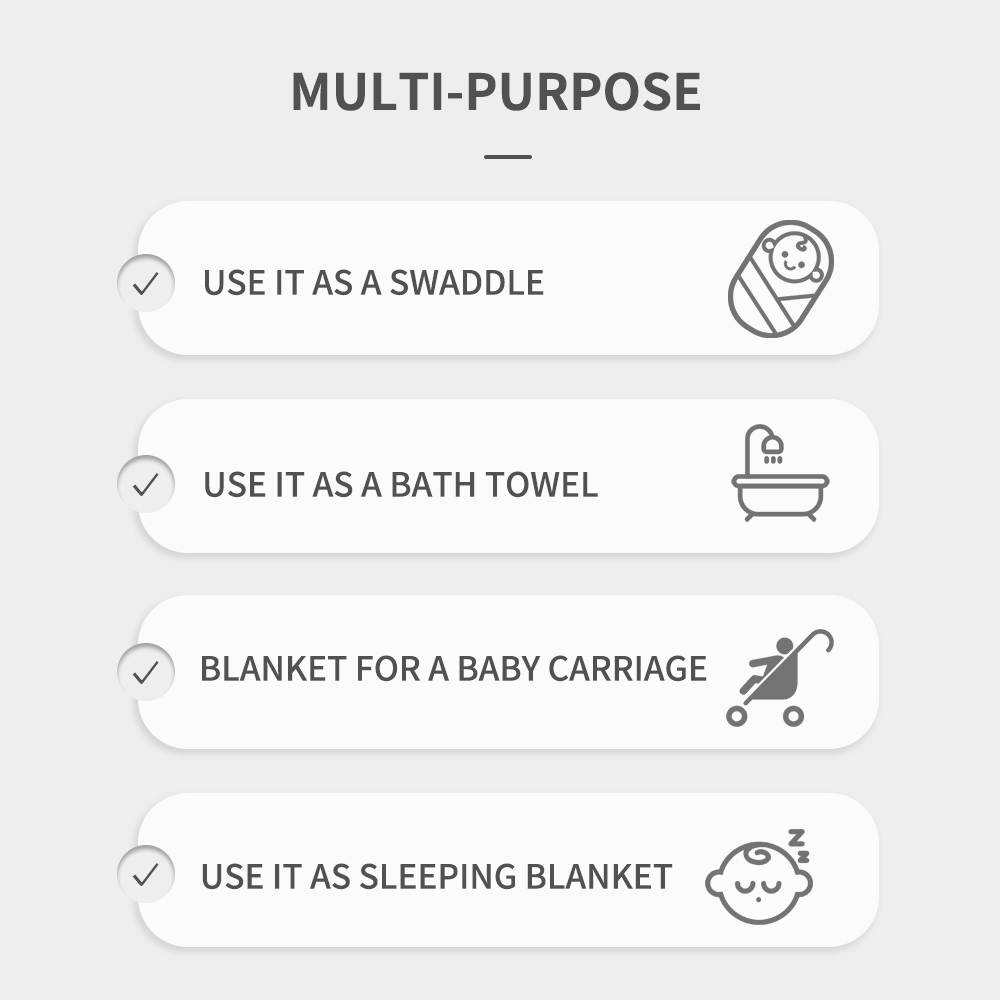 Happyflute 120x110cm Muslin Ba - огляд і ціна Muslin Swaddle Wrap