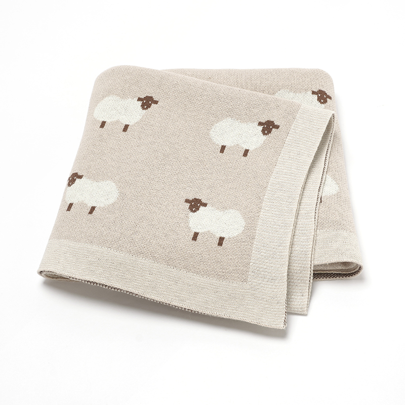 Cute Sheep Print Muslin Newbor - огляд і ціна Muslin Swaddle Wrap