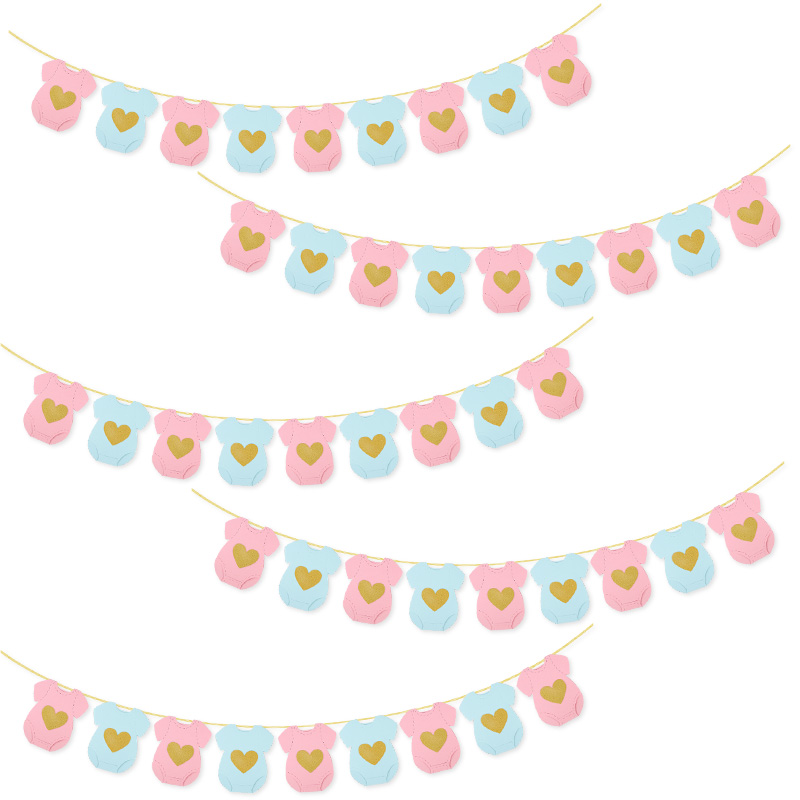 Baby Shower Paper Garland Shor - огляд і ціна Baby Clothing Rail