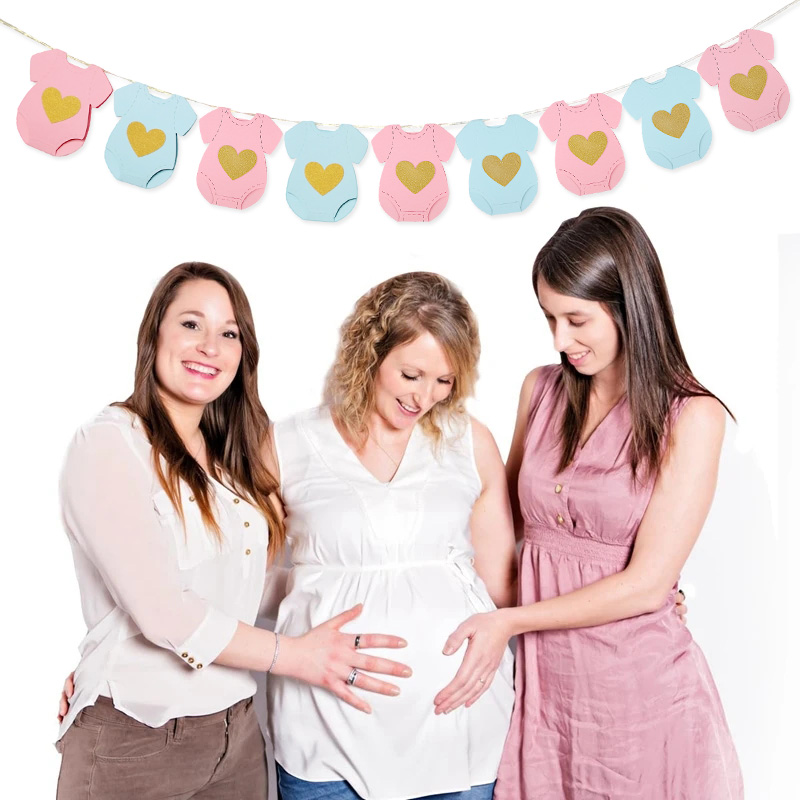 Baby Shower Paper Garland Shor - огляд і ціна Baby Clothing Rail