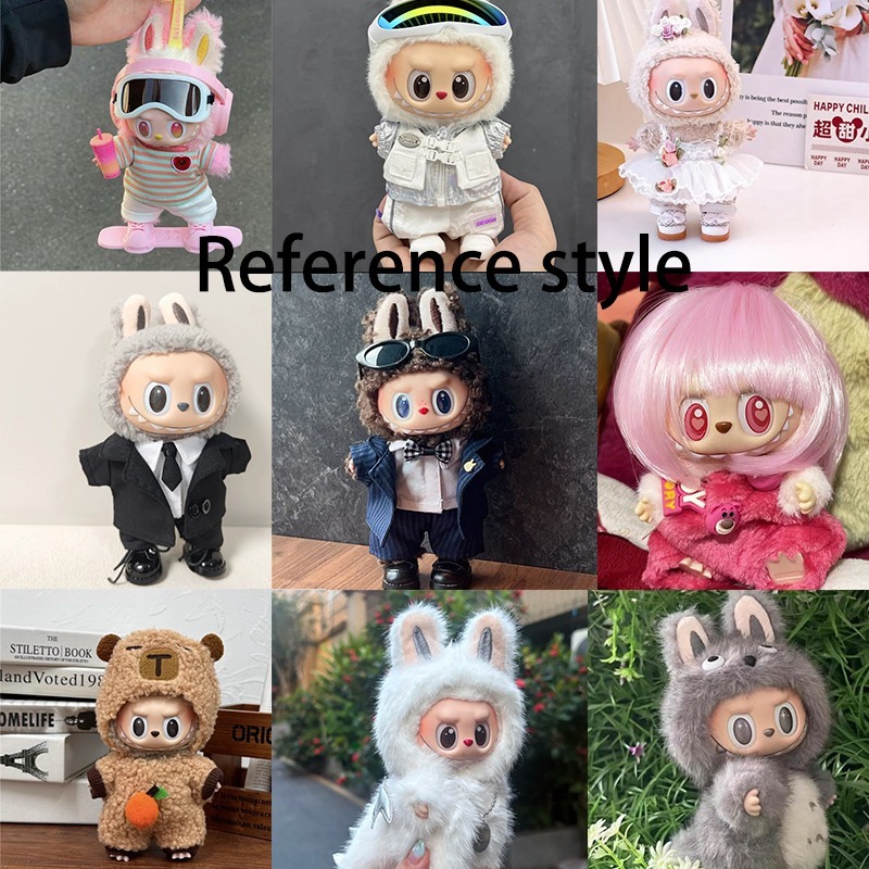 15 17cm For Labubu Doll Blind  - огляд і ціна Baby Clothing Clearance