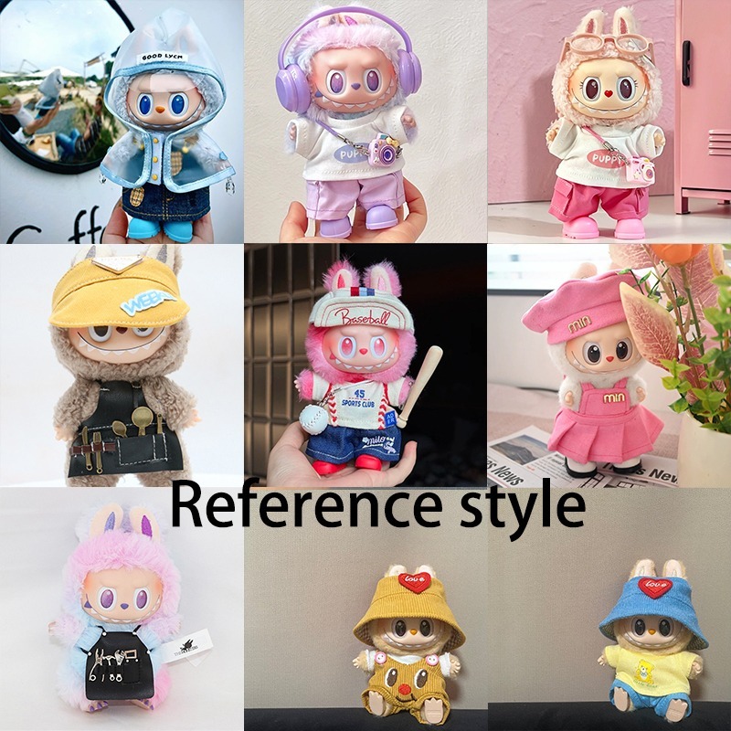 15 17cm For Labubu Doll Blind  - огляд і ціна Baby Clothing Clearance