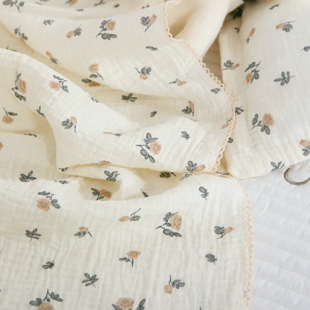 Soft Floral Muslin Baby Blanke - огляд і ціна Muslin Swaddle Wrap